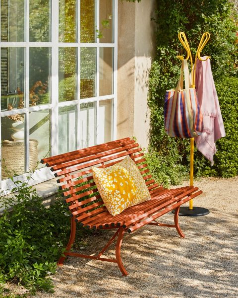 Fermob Louisiane Bench 150cm in Candied Orange